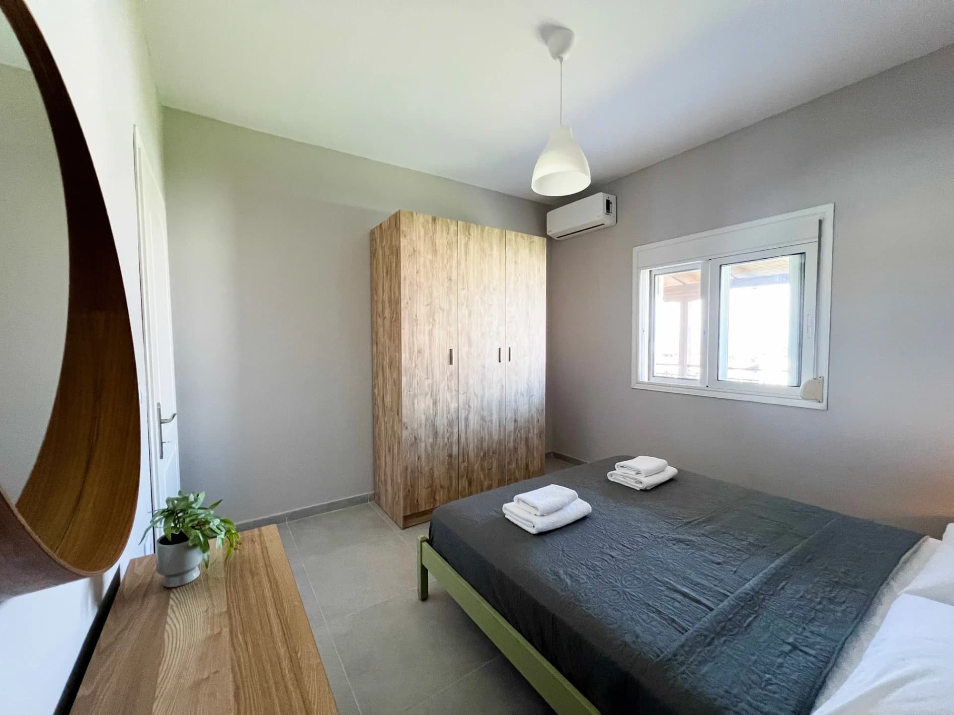 Dormitor suplimentar primitor pentru sejur de familie în Potidea