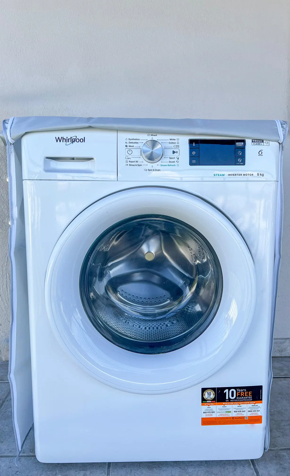 Private balcony with sea view and sunset